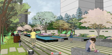 一個公園精細模型 su模型庫精品區(qū) sketchup吧 sketchup中文門戶網(wǎng)站